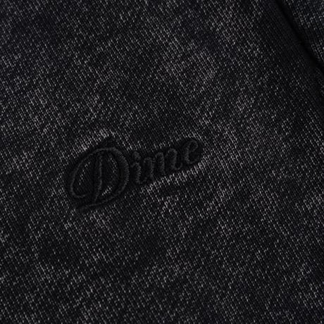 DIME CYCLONE FRENCH TERRY PANS BLACK SNOW WASHED