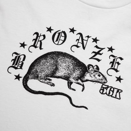 BRONZE 56K RODENT TEE WHITE
