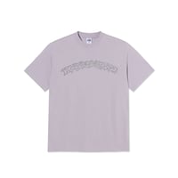 POLAR SKATE CO. CONFLICT SCENARIO TEE PALE PURPLE