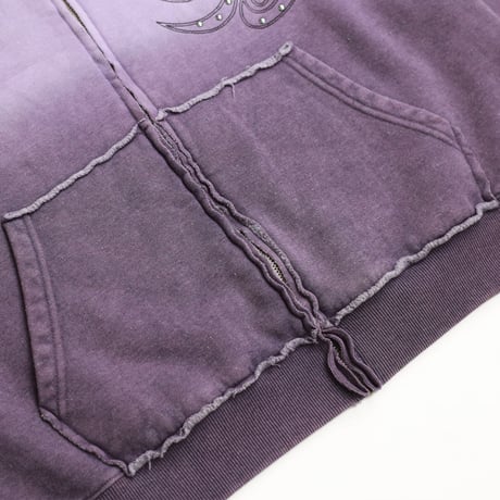 YARDSALE OMBRE HOOD PURPLE