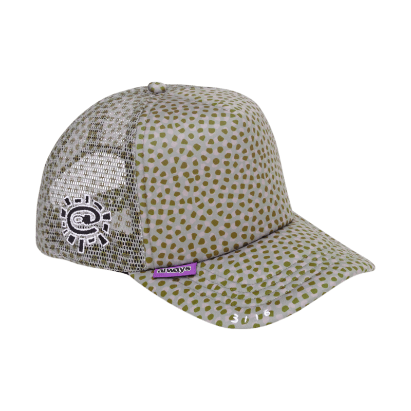 24時間限定価格always coral pattern trucker cap 24時間限定価格always coral pattern trucker cap - メルカリ