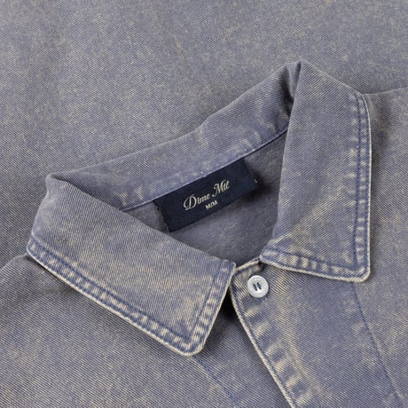 DIME STONEWASH BUTTON UP GRAY BLUE