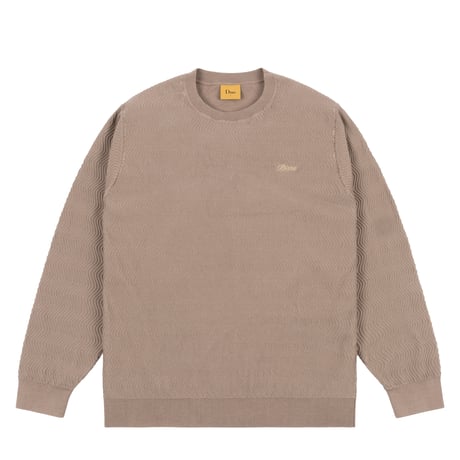 DIME WAVE CABLE KNIT TAN