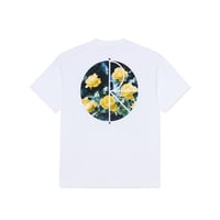 POLAR SKATE CO. FILL LOGO TEE | MARTAS ROSES WHITE
