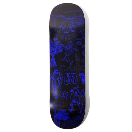 SKATEBOARD CAFE GAURAB SKETCHES DECK C2 BLACK 8.25