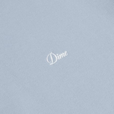 DIME CURSIVE SMALL LOGO TEE BLUE FOG