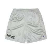 QUARTERSNACKS TRACK CLUB CHAMPION GYM SHORTS GREY