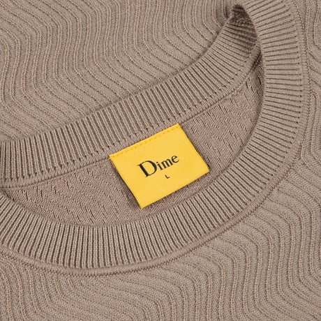 DIME WAVE CABLE KNIT TAN