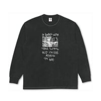 POLAR SKATE CO. LS TEE | SO BORED SILVER BLACK