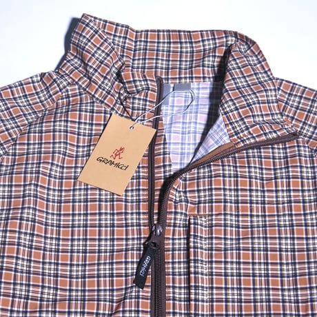 GRAMICCI BRICKCHECKERED SHELL JACKET BRICK CHECK