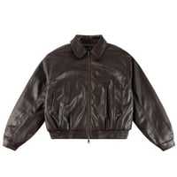DIME DEBOSSED WAVY JACKET BROWN