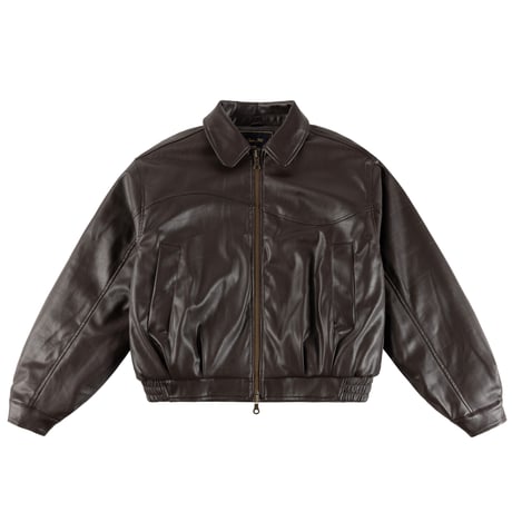 DIME DEBOSSED WAVY JACKET BROWN