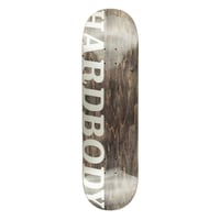 HARDBODY SILVER LOGO DECK  8.38