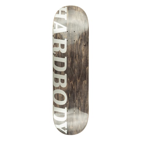 HARDBODY SILVER LOGO DECK  8.38