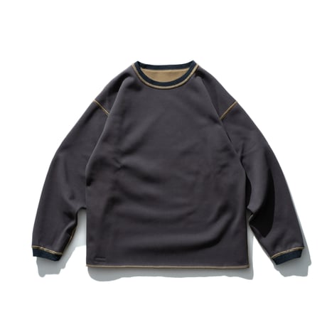 LIDAIRPEAKS DF CREWNECK MUSTERD/GREY