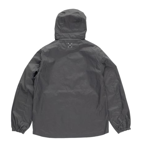 POP TRADING COMPANY REVERSIBLE TECH JACKET ANTHRACITE / REFLECTIVE