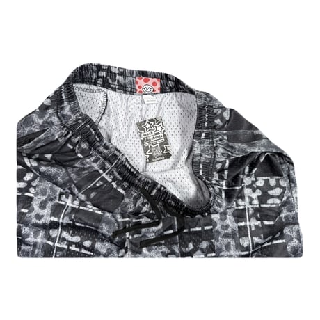 STARTEAM LEOPARD PLAID BASKETBALL SHORTS