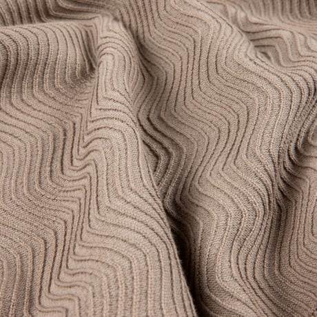 DIME WAVE CABLE KNIT TAN