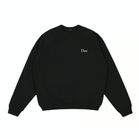 DIME CLASSIC SMALL LOGO CREWNECK BLACK