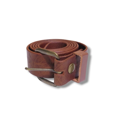 T's BELTS  ANTLERS BROWN
