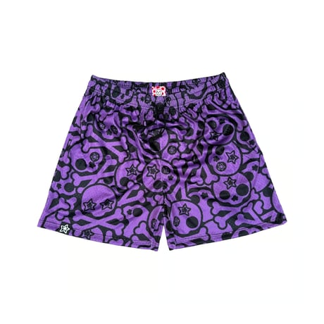 STAR TEAM MESH SHORTS PURPLE