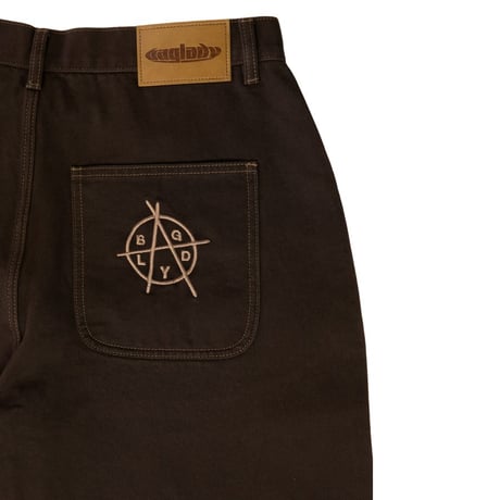 BAGLADY BROWN DENIM JEANS