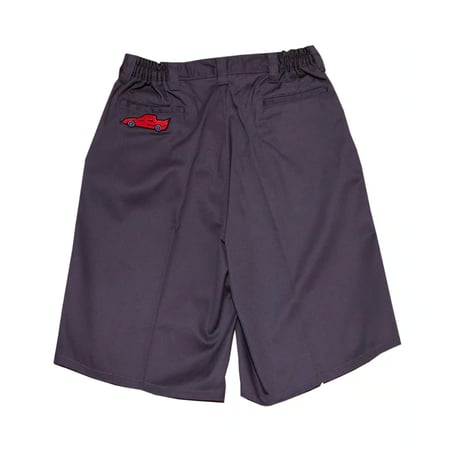 PEELS GREY SHORTS WITH CAR LOGO
