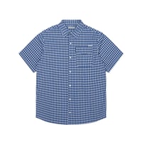 LAST RESORT AB BASE SS SHIRT BLUE CHECK