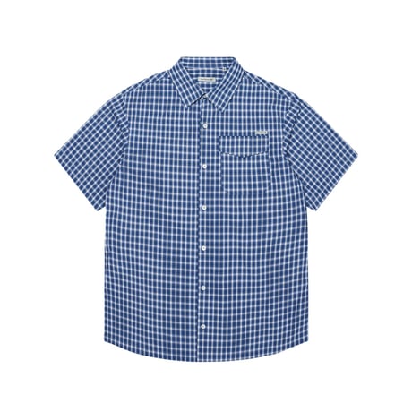 LAST RESORT AB BASE SS SHIRT BLUE CHECK