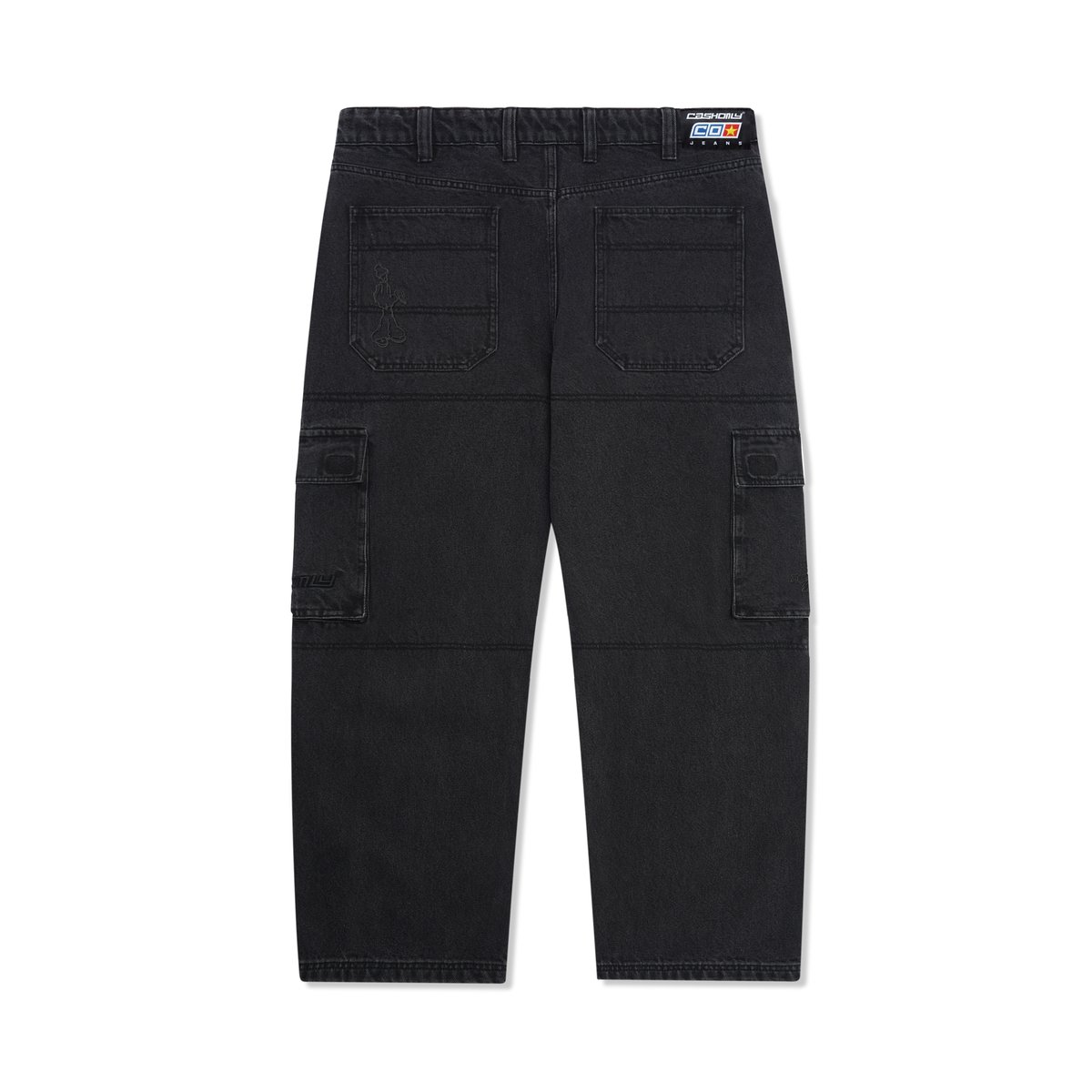 CASH ONLY ALEKA CARGO JEANS BLACK | PROV ONLINE