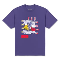 COME SUNDOWN CHIP TEE PURPLE