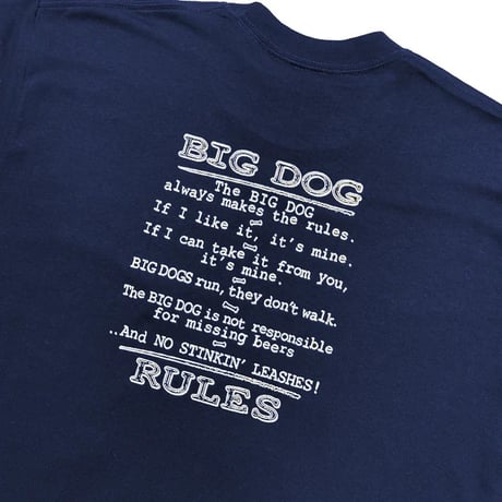BLEACH BIG DAWGS TEE NAVY