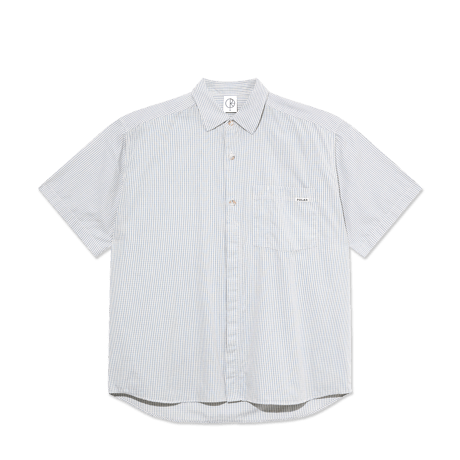 POLAR SKATE CO. MITCH SHIRT BLUE CHECK