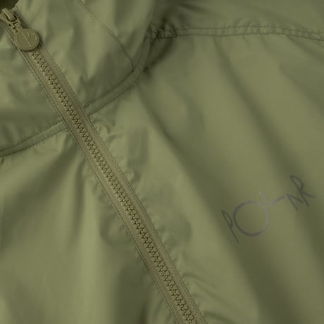 POLAR SKATE CO. PACKABLE ANORAK JACKET DIRTY GREEN