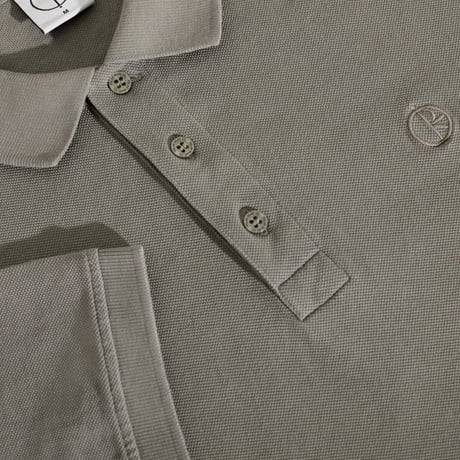 POLAR SURF POLO SHIRT WASHED GREY
