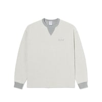 POLAR SKATE CO. REVERSED SWEATER HEATHER GREY