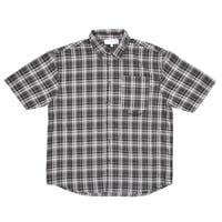 YARDSALE FADED PLAID SHIRT BLACK