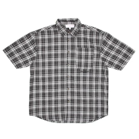 YARDSALE FADED PLAID SHIRT BLACK