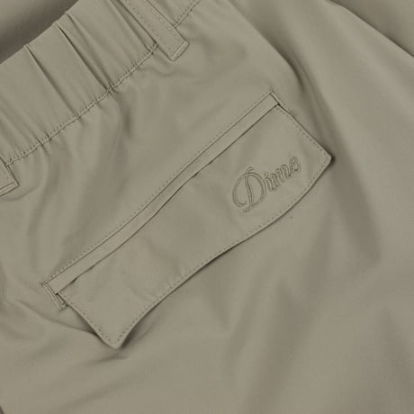DIME PLEATED NYLON PANTS GREY