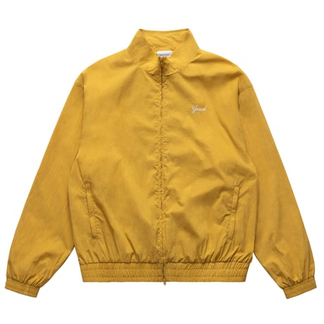 GRAND COLLECTION COTTON NYLON TRACK JACKET DEEP YELLOW