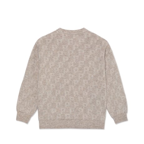 POLAR SKATE CO. GEORGE SWEATER  P PATTERN SAND