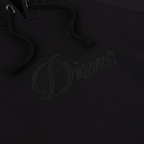 DIME CURSIVE HOODIE BLACK