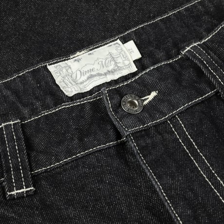 DIME CLASSIC DENIM SHORTS BLACK WASHED