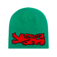 CARPET COMPANY LION BEANIE GREEN
