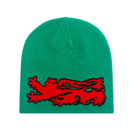 CARPET COMPANY LION BEANIE GREEN