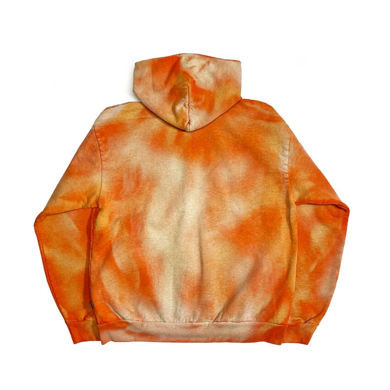 PROV PIECE DYED ZIP UP HOODIE VINTAGE ORANGE | 