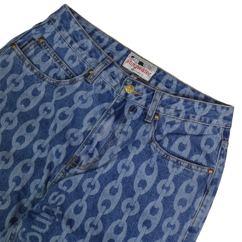 STINGWATER CHAIN JEANS BLUE