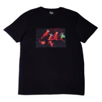 COME TO MY CHURCH ALIEN ATTACK TEE BLACK