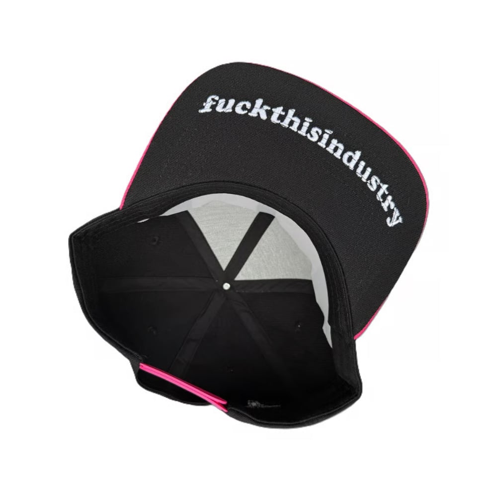 FUCK THIS INDUSTRY 8BOX SNAPBACK BLACK / PINK |