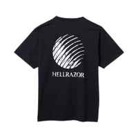HELLRAZOR CRACKED CORE LOGO SHIRT BLACK